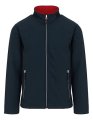 Heren Softshell Jas Regatta Ascender Navy-Classic Red